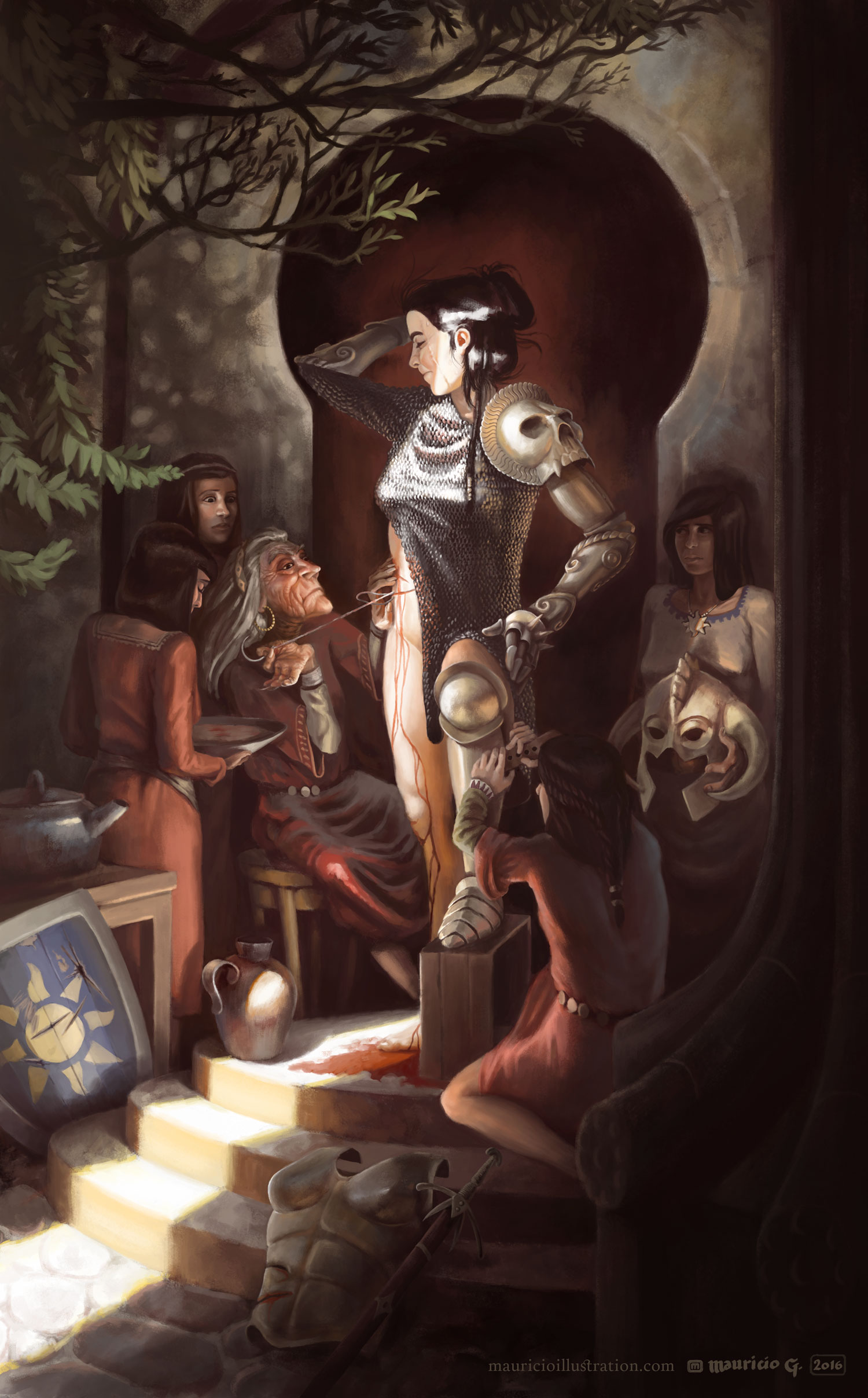 The Hero's Return - illustration