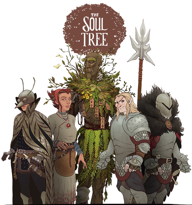 <i>Project Soul Tree</i><span>Character design</span>